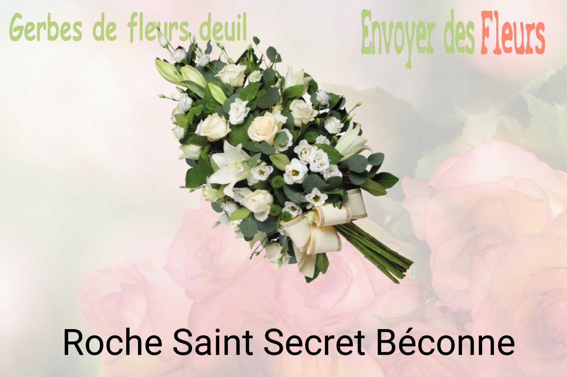 Gerbe de fleurs de deuil livrée à Roche-Saint-Secret-Béconne