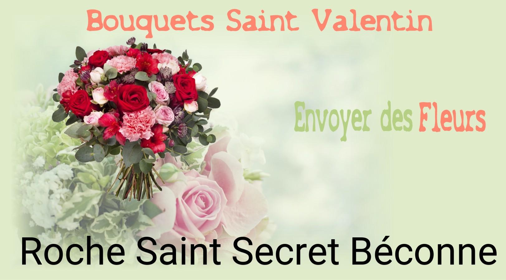 Roses de Saint-Valentin livrées à Roche-Saint-Secret-Béconne